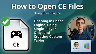 How to Open CE Files (Cheat Engine Saved Cheat Table)