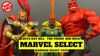 2023 RED HULK - BETA RAY BILL - THE VISION | Marvel Select | Diamond Select
