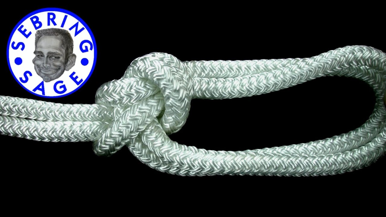 Knot Tying Bowline On A Bight YouTube