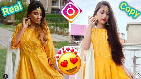 Recreating "Shy styles" Instagram picture/recreation video ||Unique kittu||