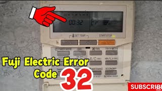 How to fix error code 32 fuji electric aircon concealed. Paano maayus error code 32 fuji electric