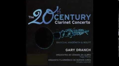 1/3 - Daniel Wolff Concerto for Clarinet and Strings - Allegro moderato
