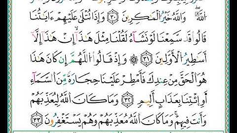 ختمة مصحف التجويد برواية الدوري الصفحة رقم 180