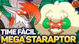 TIME FÁCIL E ULTRA OFENSIVO DE MEGA STARAPTOR em Pokémon Champions!