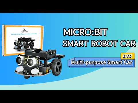 KS4036F Keyestudio Micro:bit Smart Robot Car Project 3.73 Multi-purpose Smart Car #microbit