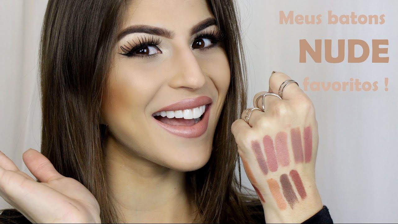 Meus batons NUDE favoritos ( do momento )