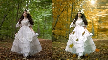 Autumn color Effect | Soft light look | Photoshop Tutorial