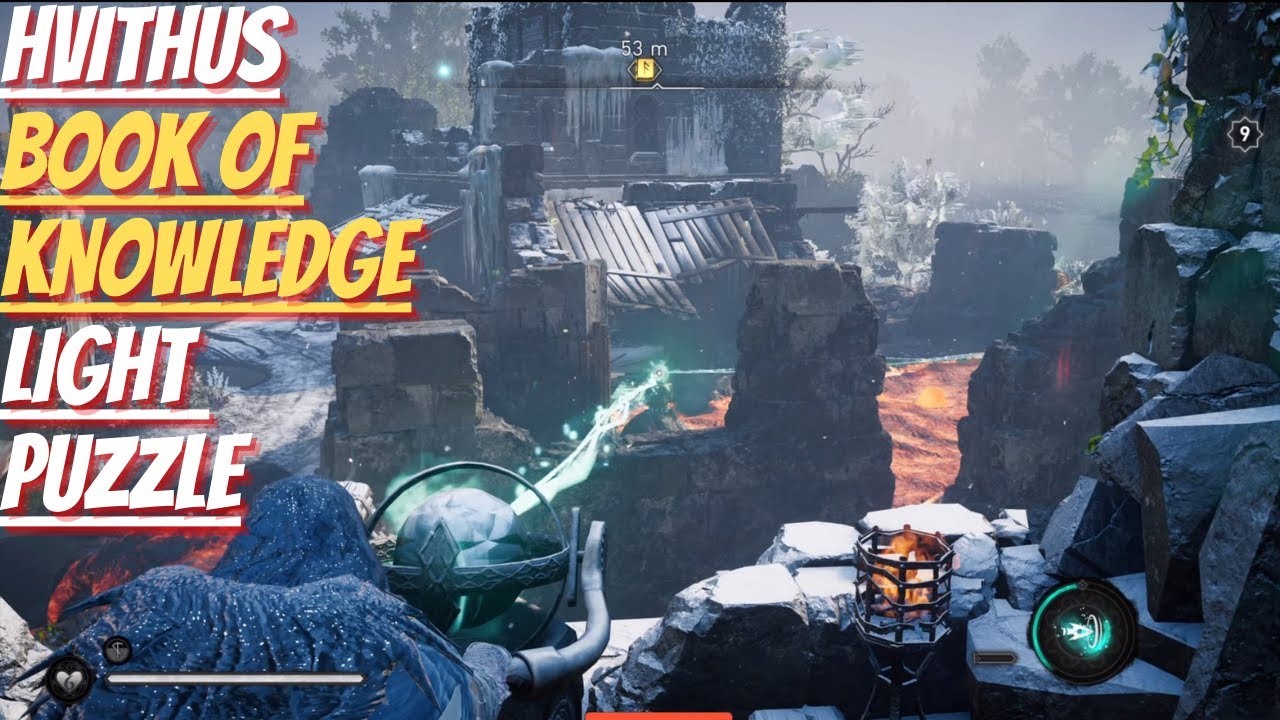 HVITHUS BOOK OF KNOWLEDGE Light Puzzle - Dawn Of Ragnarök (Assassin's Creed Valhalla)