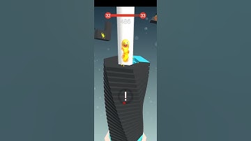 Stack Ball gameplay lv32.     #gaming #games #stackball #shorts