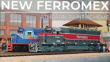 Athearn EMD SD40-2 New Ferromex Paint Scheme & Ex-NdM