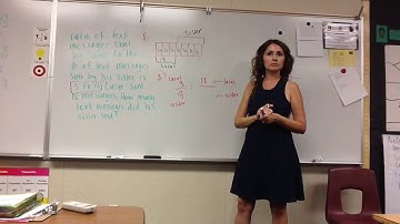 Chapter 1, lesson 3 ratio and rates