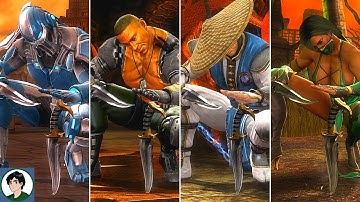 Mortal Kombat Komplete Edition - All Characters Performs Kano