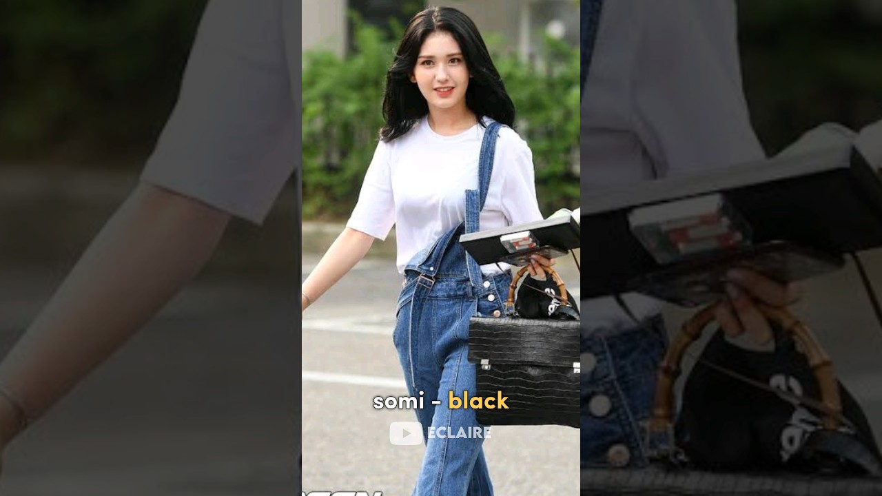Blonde kpop idols in Black hair 