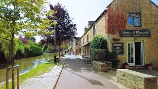 Bourton On The Water Village Walk English Countryside 4K