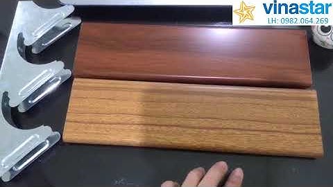 Chớp nhôm 85C màu vân gỗ. Báo giá lam chắn nắng 85C tháng 1/2023