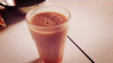 Peach and Raspberry Smoothie