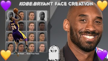 How To Create Kobe Bryant Face Creation NBA 2k20
