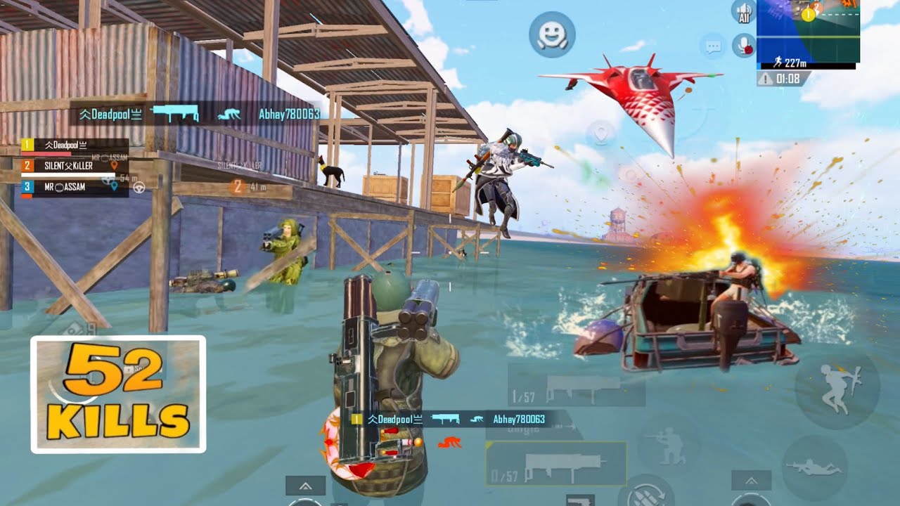 Legendary Fighter Jet Skills & M202 extreme Rush Who Camping Like This🙄