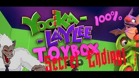 Yooka-Laylee Toybox Plus! 100% Complete! Secret Ending!