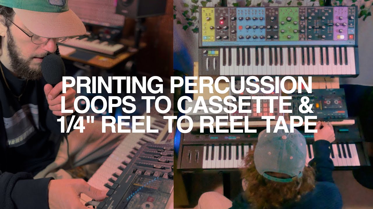 Hittin' The Tape - Printing Percussion loops to Cassette and 1/4 Reel to  Reel Tape 