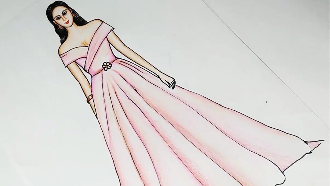 Featured image of post Simple Drawing Of Dress Design