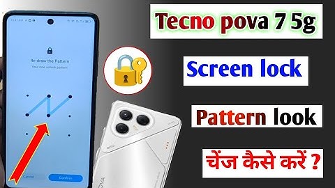 Tecno pova 7 5g screen lock change kaise kare l tecno pova 7 screen lock kaise hataye ll