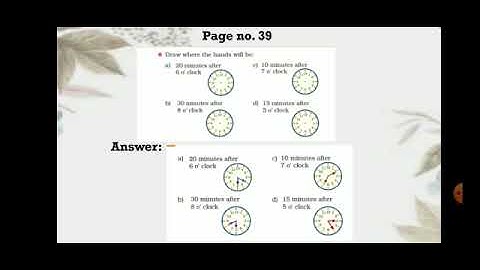 Class - 4 , Math Magic , Chapter-4, Tick- Tick-Tick
