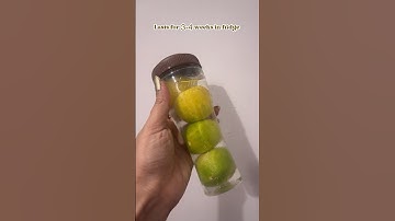 Store lemons the right way 🍋 Keeps them juicy and fresh for weeks! #LemonHack #KitchenTips #shorts