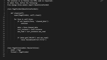 Django Admin - how to prevent deletion of some of the inlines[SOLUTION]