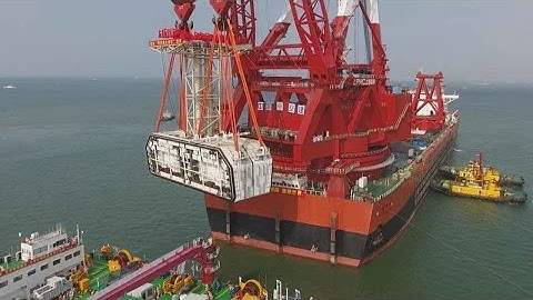China installing final segment in world’s longest sea construction project