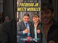 Pacquiao JR MEETS Erik Morales for the first time!