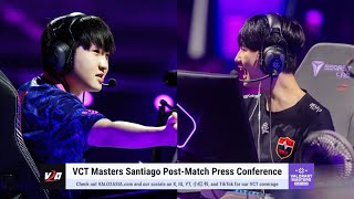 [PRX &amp; NS] Post-Match Press Conference at VALORANT Masters Santiago