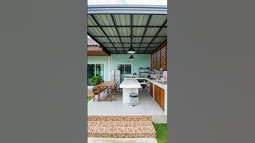 Masih diDapur konsep outdoor #masukberanda #kitchen #dapurungu #interiordesign #dapursederhana