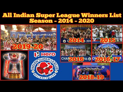 Hero Indian Super League (ISL) Winners 