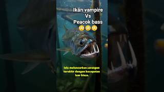 Payara Vampire Fish Menusuk Peacock Bass! Duel Predator Amazon Berakhir Tragis #satwaliar #wildlife