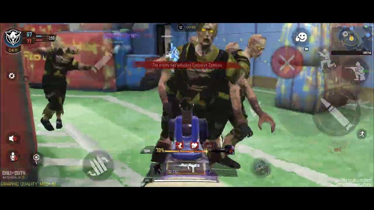 Zombie in Call Of Duty Rank Match #codm #multiplayer #gaming 