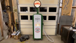Bennet Gas pump “Restoration”- check this out