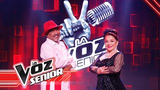 Gabino Pampini and Azury sing in the Super Battles | The Voice Senior Colombia 2021
