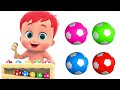 Learn Colors with Soccer Balls | Wooden Toy for Kids Live Stream