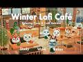 【あつ森BGM】Winter Lofi Café｜スターバックス x ハトの巣｜ピアノと環境音｜作業・勉強・リラックス・睡眠用BGM