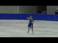    aleksandra pronina rus   santa claus cup advanced novice fs  dec 6 2018