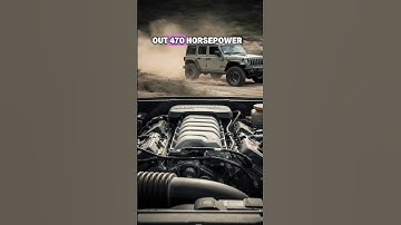 Jeep Rubicon 392, A road monster 💀#automobile #shorts