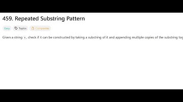 Repeated Substring Pattern | @faang-academy