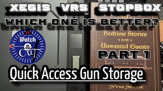 Quick access storage Xegis Palm Vein recognizing Technology Safe Vrs old school mechanical Stopbox