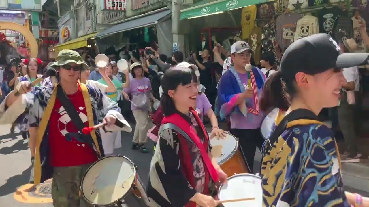 巨大な藝祭御輿と藝祭名物サンバパレード⓶@藝祭2025/09/07