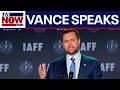 Vice President Vance delivers remarks to International Association of Fire Fighters Mp3 Song