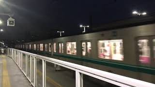 東京メトロ南北線9000系もとすみよし駅通過