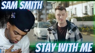 HIS VOICE... SAM SMITH - STAY WITH ME (OFFICIAL MUSIC VIDEO) | REACTION Resimi