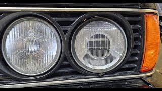 BMW e34 headlights into e24