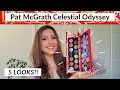 Pat McGrath Celestial Odyssey Eye Palette! ✨ 5 looks!! 👀✨Review, Swatches, Thoughts and more!✨